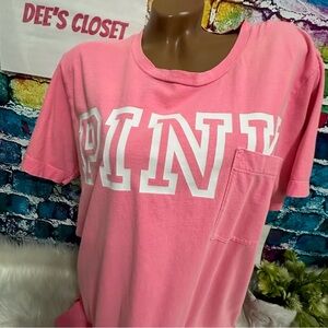 PINK VS LARGE SHORT SLEEVE TEE